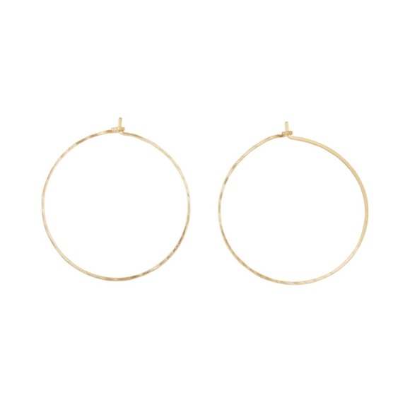 Catbird BIG HOOP DREAM EARRINGS, YELLOW GOLD - Picture 1 of 1